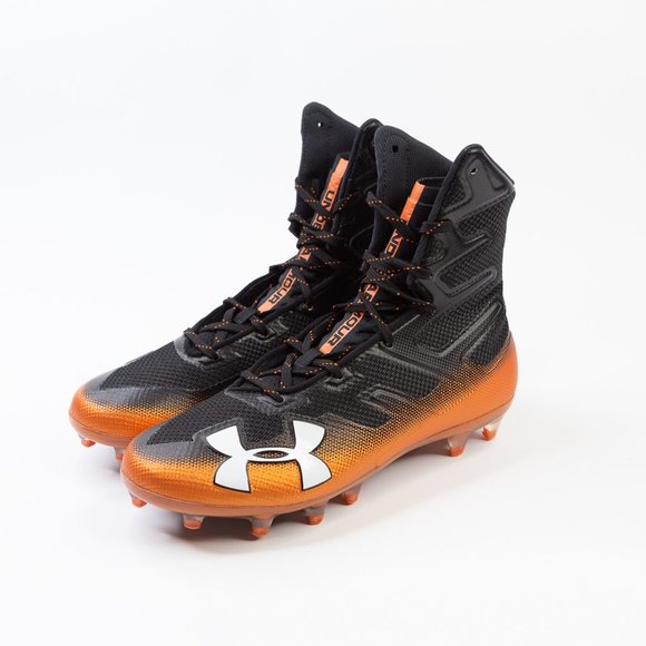orange under armour highlight cleats